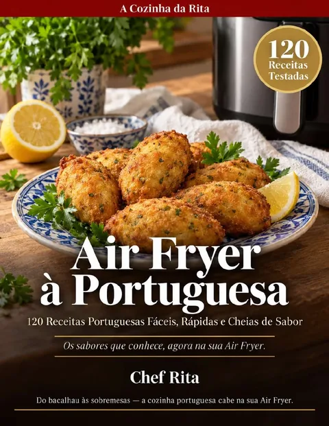 Capa do eBook Air Fryer à Portuguesa